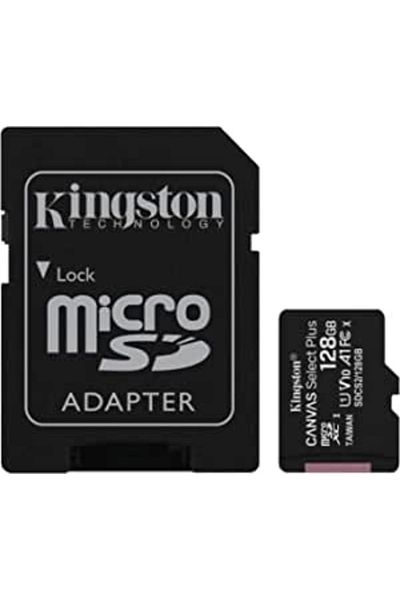 Kingston Canvas Plus 128Gb Sdcs2/128Gb Class 10 100Mb/S Reading Speed Microsd Memory Card