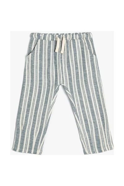 Koton Linen Trousers Tie Waist Pocket
