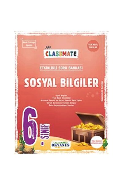 Okyanus Yayınları Okyanus 6. Sınıf Classmate Sosyal Bilgiler Soru Bankası