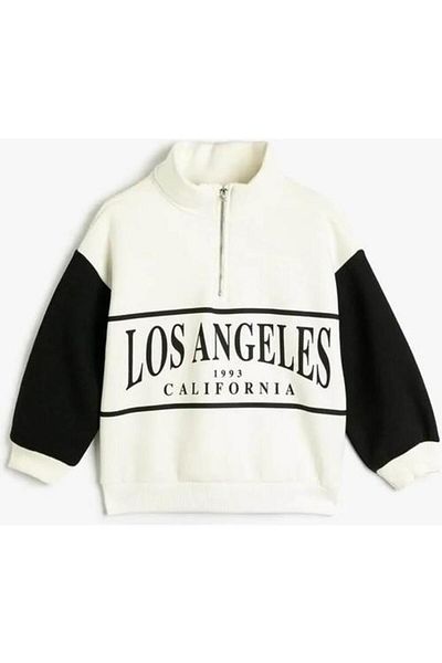 Koton 4wkg10290ak Girl Sweat Ecru