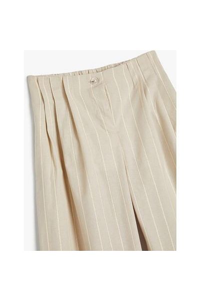 Koton Palazzo Trousers Wide Leg Cotton