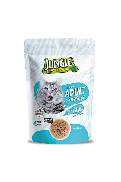 Jungle Kedi Somonlu 100 g Pouch