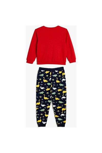 Koton Red Baby Boy Top and Bottom Set