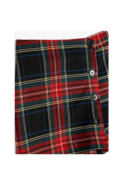 Koton Button Detailed Double Breasted Short Skirt - Elastic Waist