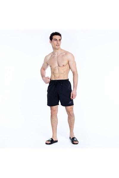 New Balance Ανδρικό σορτς μαγιό Lifestyle Mns1323-bk Μαύρο