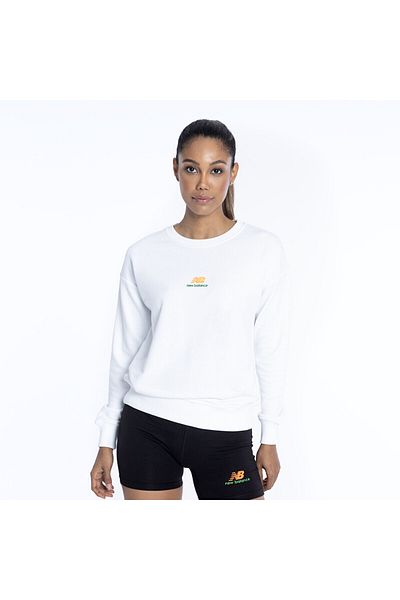 New Balance Wnh1308 Hanorac alb pentru femei