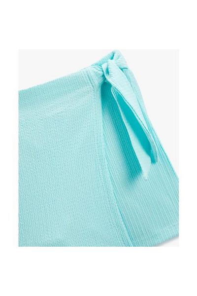 Koton Side Tie Shorts Skirt Double Breasted Waist