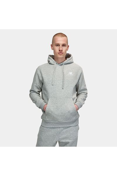 New Balance Ανδρικό φούτερ με κουκούλα Mnh3321 ανοιχτό γκρι