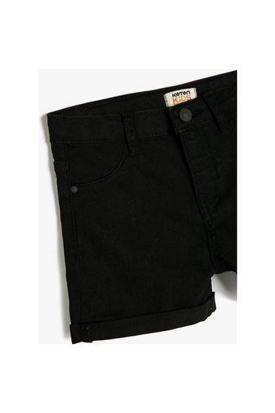 Koton Denim Shorts Pocket Cotton