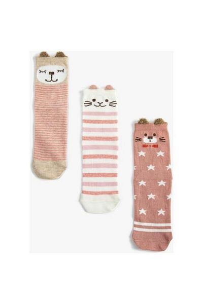 Koton Set of 3 Colorful Patterned Socks
