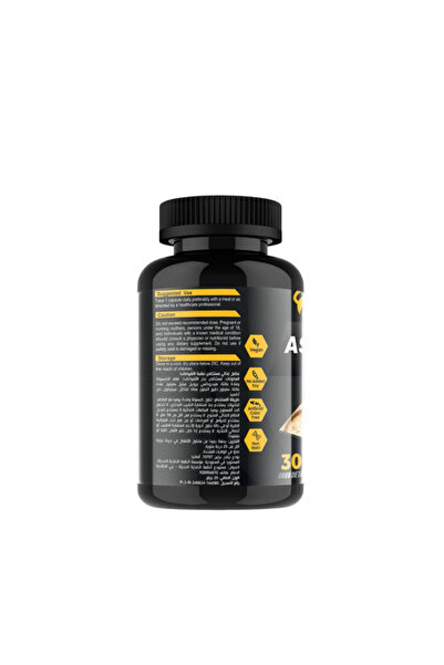 Body Builder أشواغاندا، 30 كبسولة، 500 ملغ، يدعم الأداء والقدرة على التحمل، غير معدل وراثيًا ونباتي