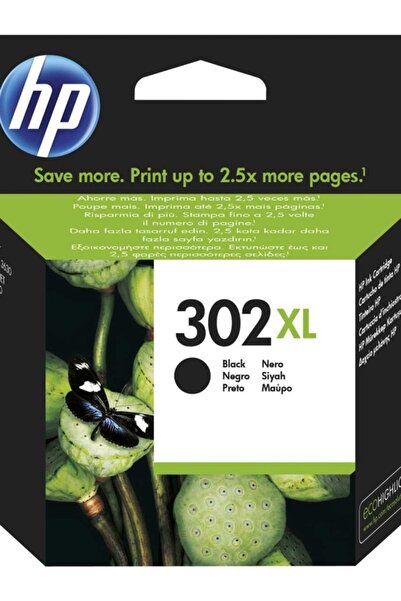 HP 302XL Black Siyah Kartuş F6U68AE