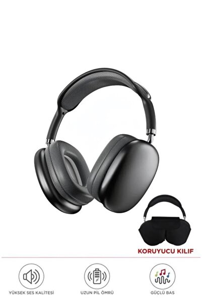 P9 Air Pro Max Wireless 5.3 Aux Wired Bluetooth Earphone with Sd Card Input with Microphone Case Gift