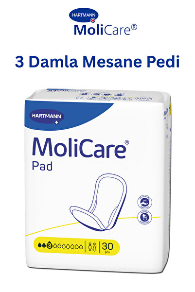 Hartmann Molicare 3 Damla Mesane Pedi 1 Paket 30 Adet
