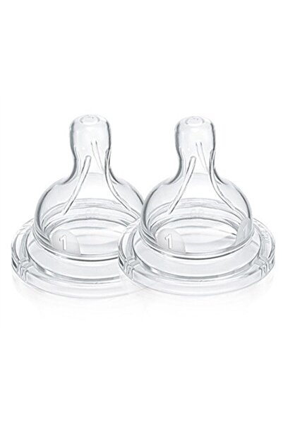 AVENT افنت حلمة رضاعة الشكل القديم الكلاسيك 0 شهر رقم 1 2حبة 631/27