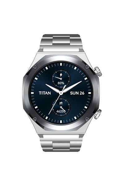 Titan Maestro Premium Metal Smartwatch | All Ss Construction | Singlesync Bt Cal