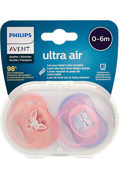 Philips Avent Avent Ultra Air Soother Deco Version 0-6m Mixed (2818) --- افنت...