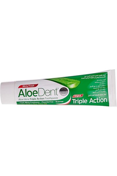 AloeDent T.p 100 ml Triple Action -2923 --- ألودنت معجون اسنان ثلاثي المفعول 100مل