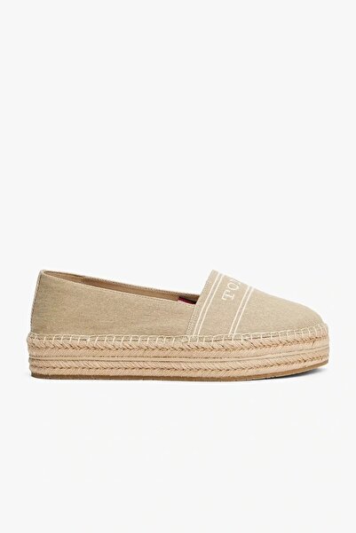 Tommy Hilfiger DENIM PLATFORM ESPADRILLE Kadın Babet FW0FW08543ACC