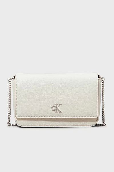 Calvin Klein Minimal Monogram Ew Flap Ph/Cb19 Women's Crossbody Bag Lv04K1027G-Cjh