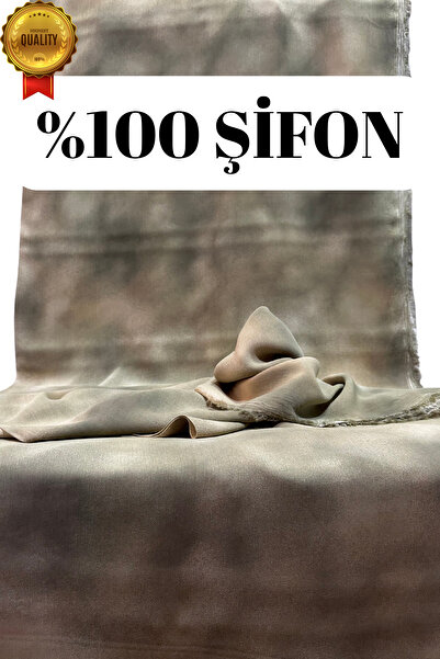 kumaş sarayı Şifon Kumaş Elbiselik Tuniklik Dökümlü İnce Kumaş - 150 cm En
