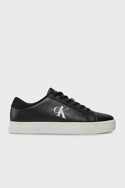 Calvin Klein Черни мъжки маратонки - лого, връзки и неплъзгаща се подметка YM0YM00864-0GT