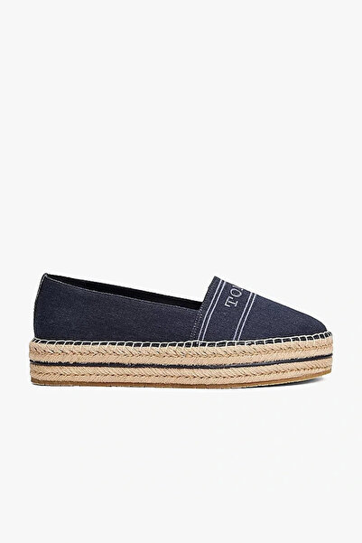 Tommy Hilfiger DENIM PLATFORM ESPADRILLE Kadın Babet FW0FW08543DW6