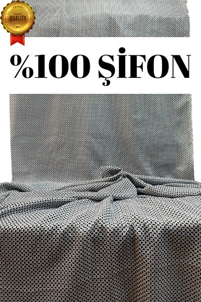 kumaş sarayı Şifon Kumaş Dökümlü Dikişe Uygun Elbiselik Kumaş - 150 cm En