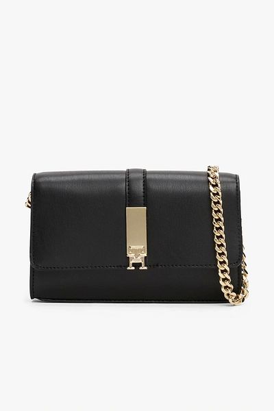 Tommy Hilfiger Дамска чанта през рамо TH HERITAGE MINI CROSSOVER CHAIN AW0AW17222BDS