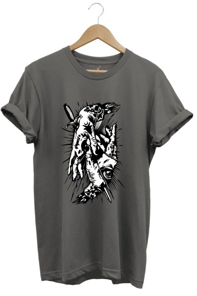 onsrawear Μπλουζάκι Unisex με Καλλιτεχνικό Σχέδιο Πρωτότυπο Σχέδιο 100% Βαμβά...