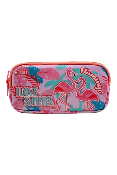 MUGGLE Τσάντα στυλό Flamingo Rose - Mu-7273