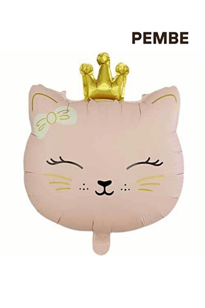 Bunloon Retro Prenses Kedi Folyo Balon