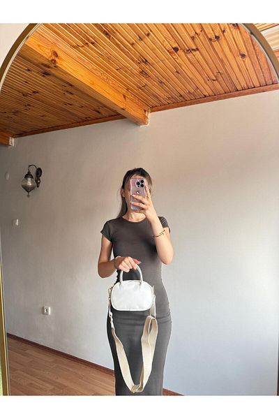 emelimin Velora Model White Women's Hand and Shoulder Bag