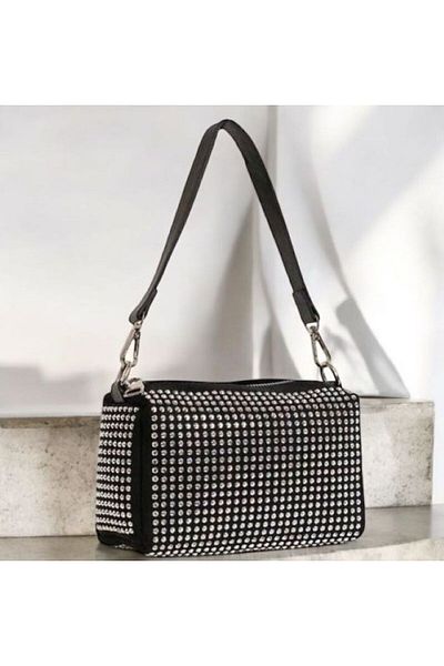 Shoebuo Geantă de umăr elegantă pentru femei, cu lanț de zi cu zi, cu curea reglabilă