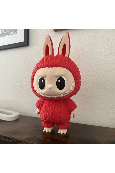 3D Bakkal Labubu Figure Red Toy Standing 9cm