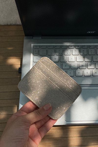 Mazel Design محفظة حامل البطاقة المضيئة