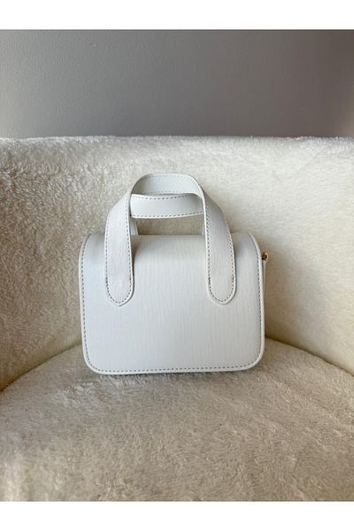 emelimin Nina Model White Women's Hand and Shoulder Bag