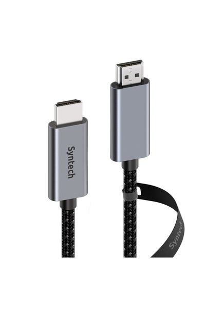SYNTECH | كابل HDMI إلى HDMI 4K60Hz مضفر من الألومنيوم