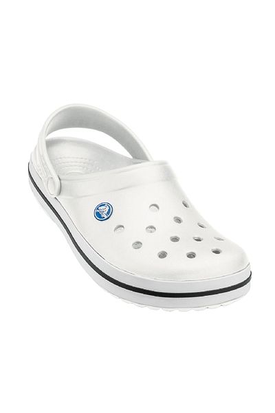Crocs Λευκές παντόφλες κροκμπάντ Unisex - 11016-100