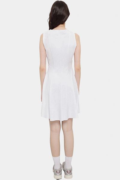 PayBuy Stylish Mini Knitted Dress Crew Neck 88% Polyester Comfortable Casual Style Professional Look