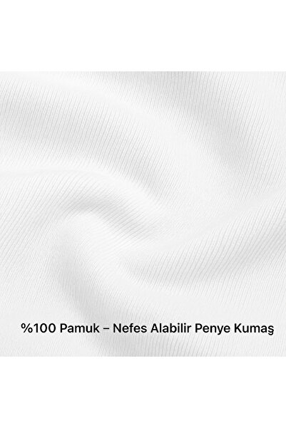 Rabia Yıldız Men's White Duck Printed T-Shirt-Back and Front Print/Hubery