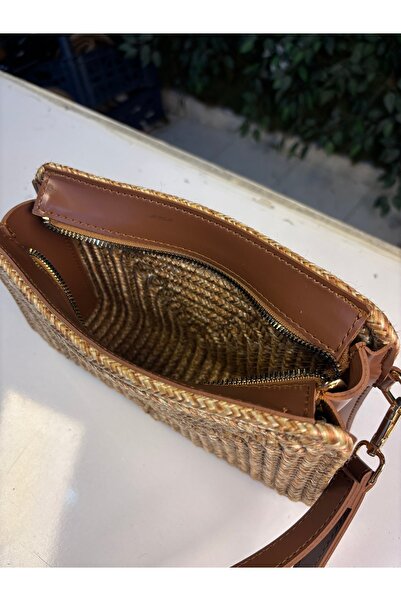 MaVaux Чанта клъч Soho Wicker Look от кожена смес