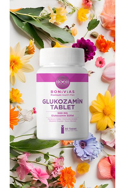 BONİVİAS Glucosamine, Chondroitin, Msm, Akg, and Cinnamon Food Supplement