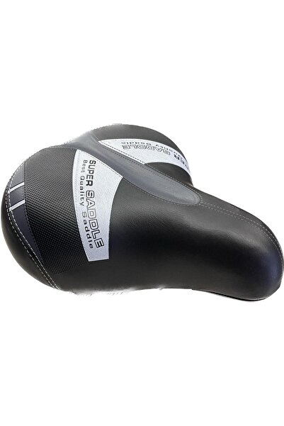 SARİSSA BİSİKLET Xbyc 319 Велосипедне пружинне широке шкіряне сідло М'яке та зручне велосипедне сидіння