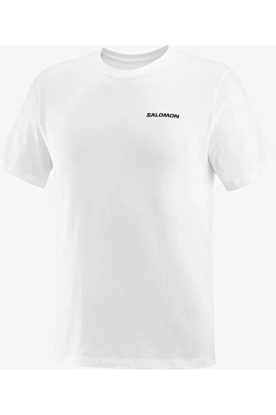 Salomon LC2219 Graphic Perf SS Tee T-Shirt Ανδρικό T-Shirt ΛΕΥΚΟ
