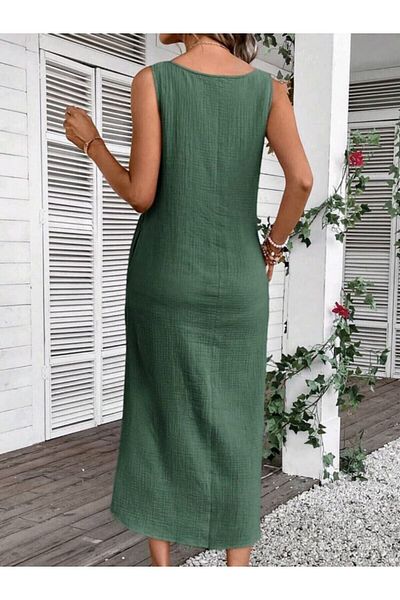 PLA CLOTHİNG Rochie de vară din in