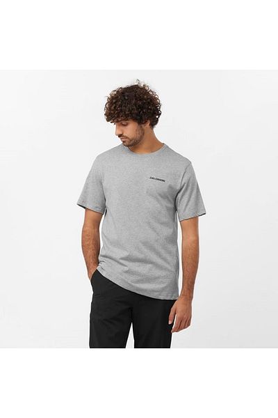 Salomon Lc2219 Γραφικό Perf Ss Tee Ανδρικό T-shirt Γκρι