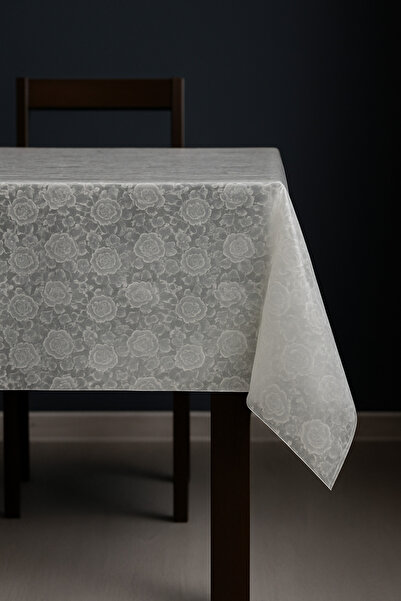 Soft Kare مفرش طاولة فاخر من القماش المشمع المطلي بطبقة شفافة من مادة PVC مقاوم للماء وقابل للمسح ومتين