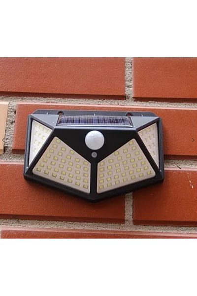 divendi-ro Set of 6 ULTRA 100 LED Solar Lamps with Motion Sensor and 3 Light Modes