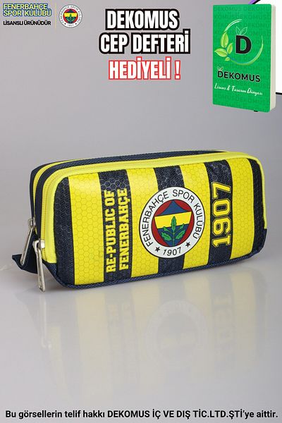 Fenerbahçe "dekomus Pocket Notebook Gifted" Νέας σεζόν με άδεια διπλής θήκης για στυλό 1907